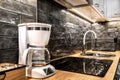 Interior kitchen design concept, home or hotel or villa