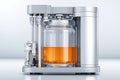 Modern laboratory device for liquid extraction and sample preparation technology Royalty Free Stock Photo