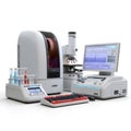 Modern Laboratory Equipment Featuring Advanced Scientific Instruments for Research and Analysis Royalty Free Stock Photo