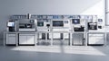 Laboratory Automation High-Throughput Screening, Scientific Equipment Royalty Free Stock Photo