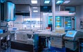 Modern laboratory interior no people clean and empty no visible trademarks Royalty Free Stock Photo