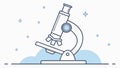 Modern Laboratory Microscope, Scientific Discovery, Research Tool, vector design Generative AI Royalty Free Stock Photo