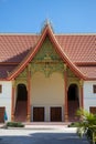 Modern Laotian architecture at Wat Si Saket, Vientiane, Laos Royalty Free Stock Photo