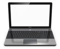 Modern laptop with blank screen Royalty Free Stock Photo