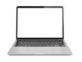 Modern laptop with blank screen Royalty Free Stock Photo