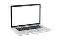 Modern laptop with blank screen Royalty Free Stock Photo