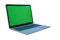 Modern laptop isolated on the white background with clipping path