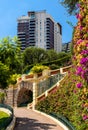 Modern large scale residential development of Les Revoires quarter in Monte Carlo district of Monaco Principate