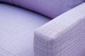 Modern lavender fabric sofa