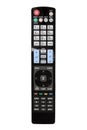 Modern LCD TV remote control Royalty Free Stock Photo