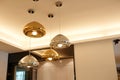 Modern led chandelier lighting Royalty Free Stock Photo