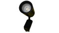 Modern LED lamp, spot light isolated on white background, black interior spotlight. Royalty Free Stock Photo