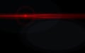 Modern lens flare red background streak rays.Red laser in space