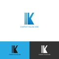 Modern Letter K Icon Symbol Isolated