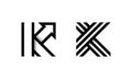 Modern Letter K Monograms