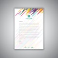 Modern letterhead design