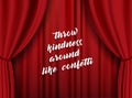 Modern lettering quote Throw Kindness Around Like Confetti