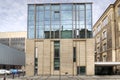 Modern library building. Poznan in Poland Royalty Free Stock Photo