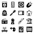 Pack of Appliance glyph Icons