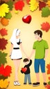 Modern life Young couple family home life love Royalty Free Stock Photo