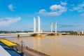 Modern Lift Bridge in Bordeaux France