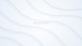 Modern Light Morph Curved Bent Lines 3D Vector Blurred Abstract White Background Royalty Free Stock Photo