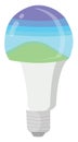 Modern lightbulb, icon