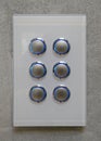 Modern lightswitch Royalty Free Stock Photo