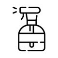 Modern linear icon of spray bottle cleanser Royalty Free Stock Photo