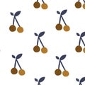 modern lite colorful fruit abstract pattern minimal style unique object on white