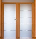 Modern living room door Royalty Free Stock Photo