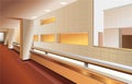 Modern lobby interior vector Royalty Free Stock Photo