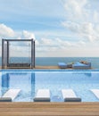 Modern loft beach  house Royalty Free Stock Photo