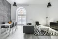 Modern loft interior Royalty Free Stock Photo