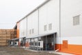 modern logistics center platform for one-time storage