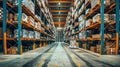 Modern Logistics Warehouse Royalty Free Stock Photo