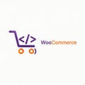 WooCommerce Code Shopping Cart Logo Concept Royalty Free Stock Photo
