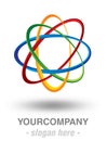 Modern logo design Royalty Free Stock Photo