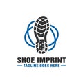 Logo design of boot imprint