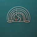 Modern logo for spa center, using a continuous line.