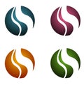 Modern logos s Royalty Free Stock Photo