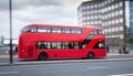 Modern London Bus Royalty Free Stock Photo