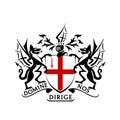 Modern london coat of arms vector Royalty Free Stock Photo