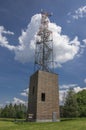 Modern lookout tower Zubri, Trhova kamenice village, Czech republic