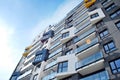 Modern, Luxury Apartment Building against blue sky Royalty Free Stock Photo