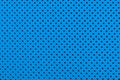 Modern luxury Car blue leather interior.  Part of perforated leather car seat details. Blue Perforated leather texture background. Royalty Free Stock Photo