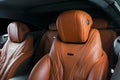 Modern Luxury car inside. Interior of prestige modern car. ComfoModern Luxury car inside. Interior of prestige modern car. Comfort