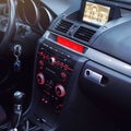 Modern car interior Royalty Free Stock Photo