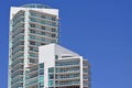 Modern Luxury Condo Towers Overlooking Southpointe Park Beach Royalty Free Stock Photo