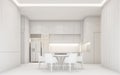 Modern luxury dining area and kitchen Royalty Free Stock Photo